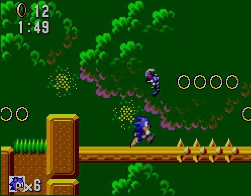 Sonic Chaos do Master System na Ação Games Nº 49
