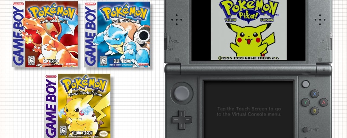 Relançamento de Pokémon Red, Blue e Yellow traz suporte ao Pokémon Bank
