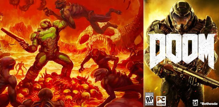 Novo Doom da Bethesda ganha capas alternativas que lembram os games clássicos