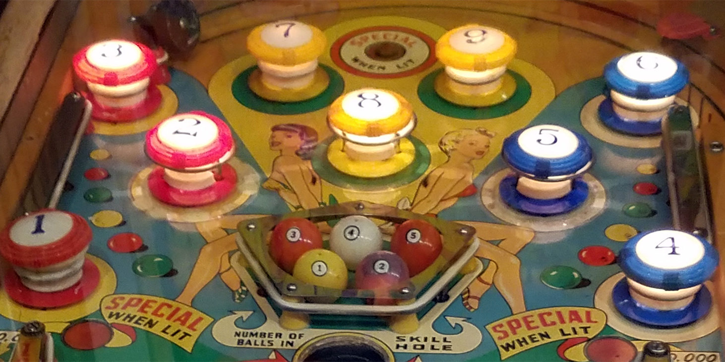 Venda Crianças jogos de pinball desktop jogo de pinball máquina de